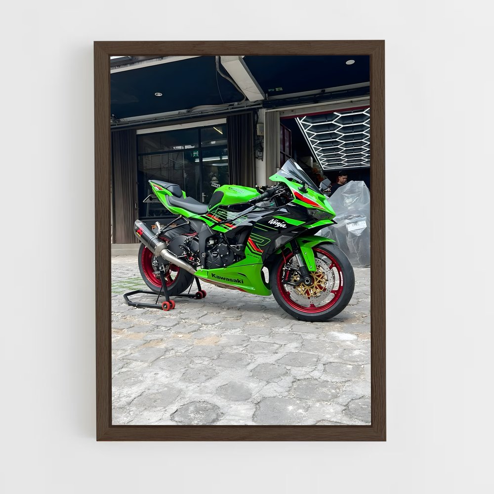 Poster Moto Verte – affiche Citroën (vue 5)